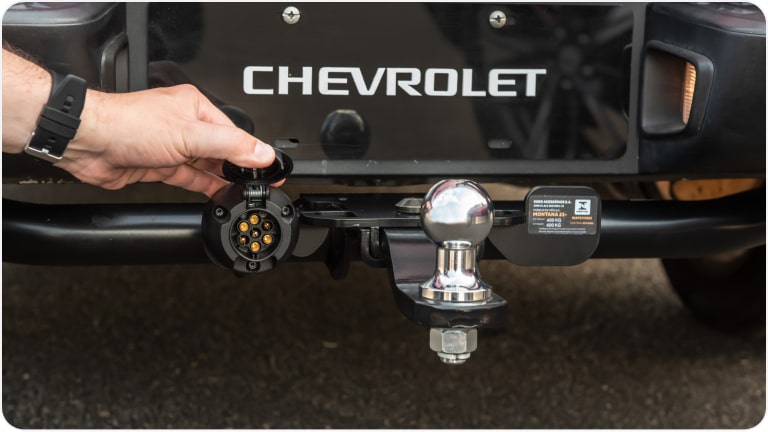 Luces de enganche para remolque para la Chevrolet Montana.