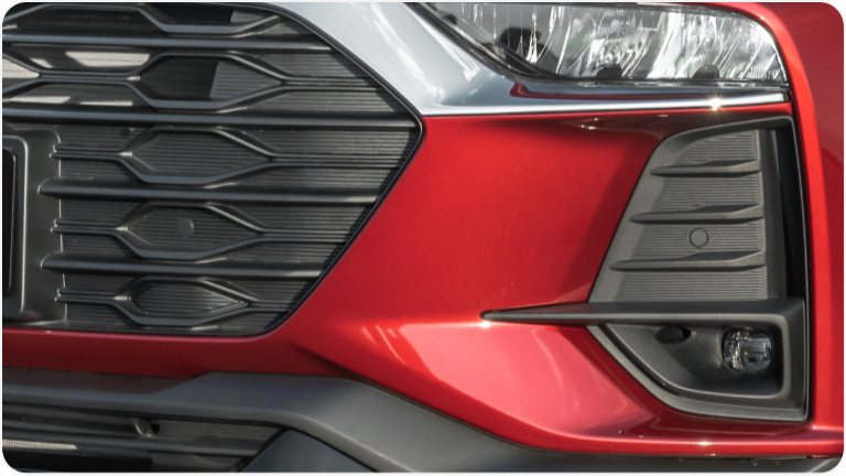 Sensor de estacionamiento delantero de la Chevrolet Montana.