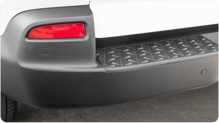 Sensor de estacionamiento trasero de la Chevrolet Montana.