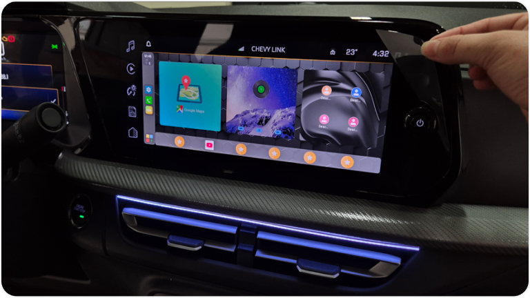 Película protectora MyLink para la Chevrolet Montana.