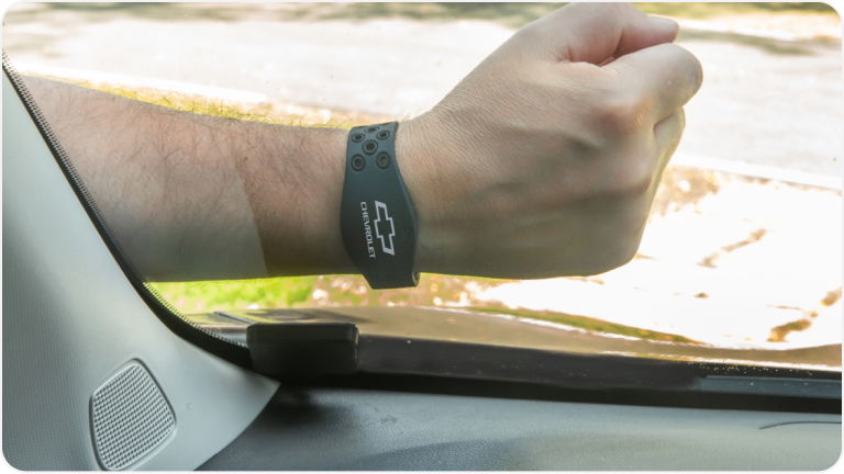 Alarma volumétrica SmartBand premium de la Chevrolet Montana.