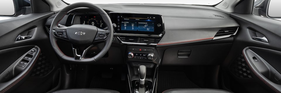 Vista completa del tablero de la Chevrolet Montana.