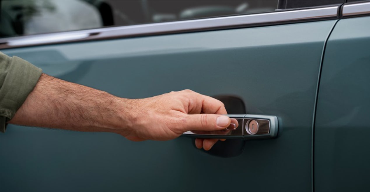 Manija de la puerta de la Chevrolet S10.
