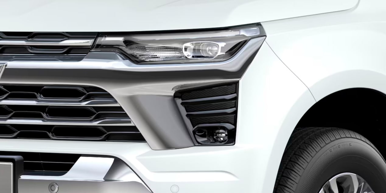 Faros LED frontales de la Chevrolet S10.