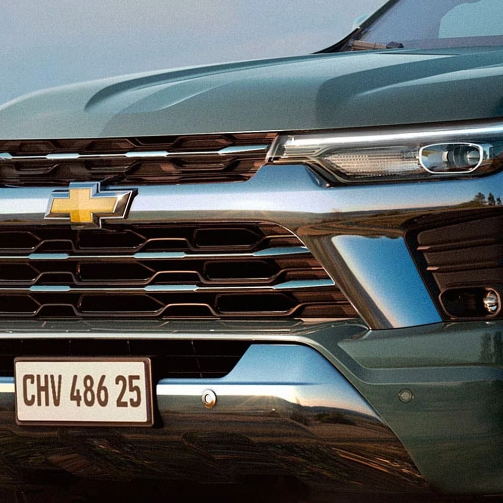 Parrilla de la Chevrolet S10.