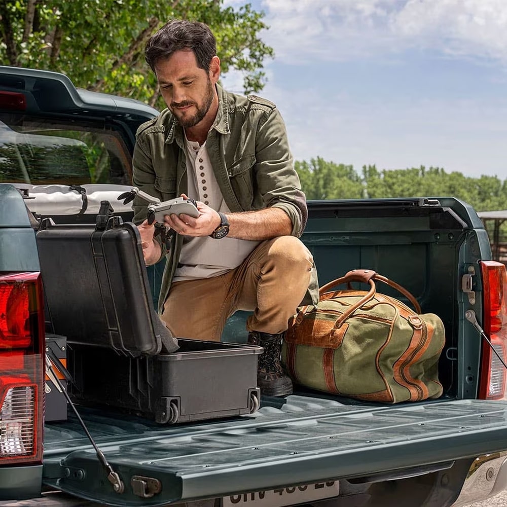 Caja de la Chevrolet S10, destacando espacio y resistencia.