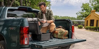 Caja de la Chevrolet S10, destacando espacio y resistencia.