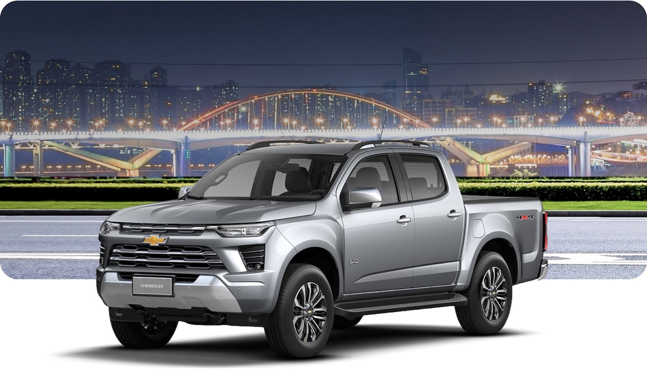 Chevrolet S10 2027 versión Ltz vista tres cuartos en Argentina
