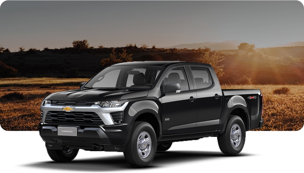 Chevrolet S10 2027 versión Wt Mt vista tres cuartos en Argentina