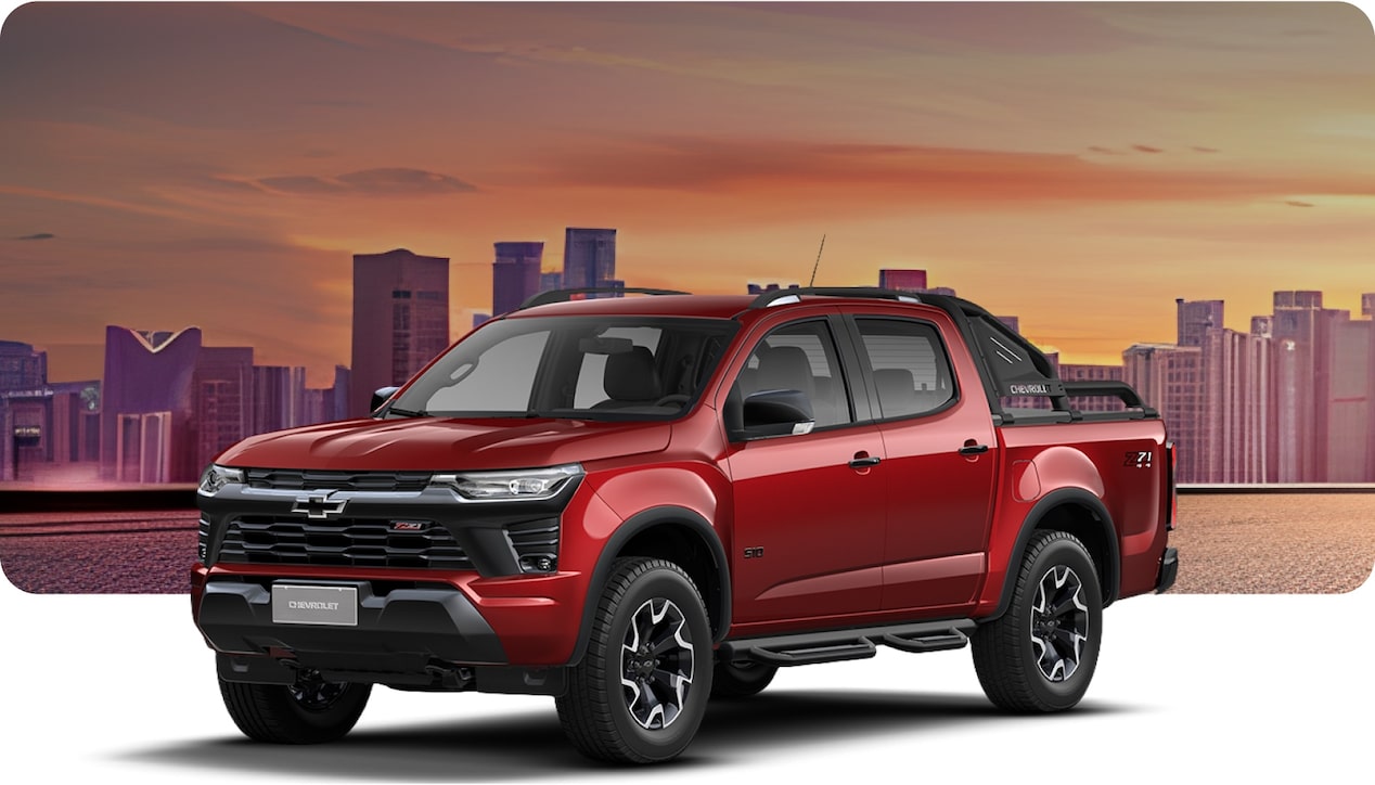Chevrolet S10 2027 versión Z71 vista tres cuartos en Argentina