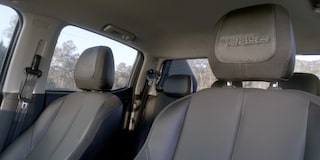 Detalle de los asientos de la Chevrolet S10 Trail Boss.