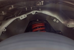 Detalle de la Suspensión Ironman de la Chevrolet S10 Trail Boss.
