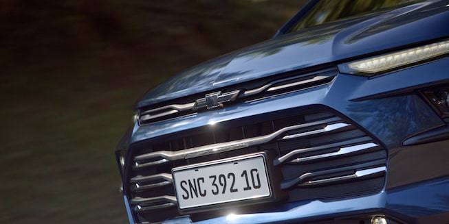 Parrilla frontal del Chevrolet Sonic.