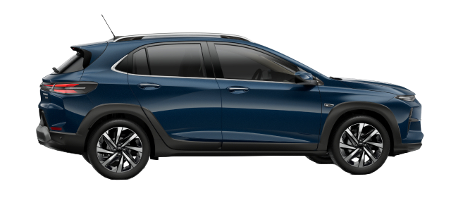 Plano lateral del Chevrolet Sonic.
