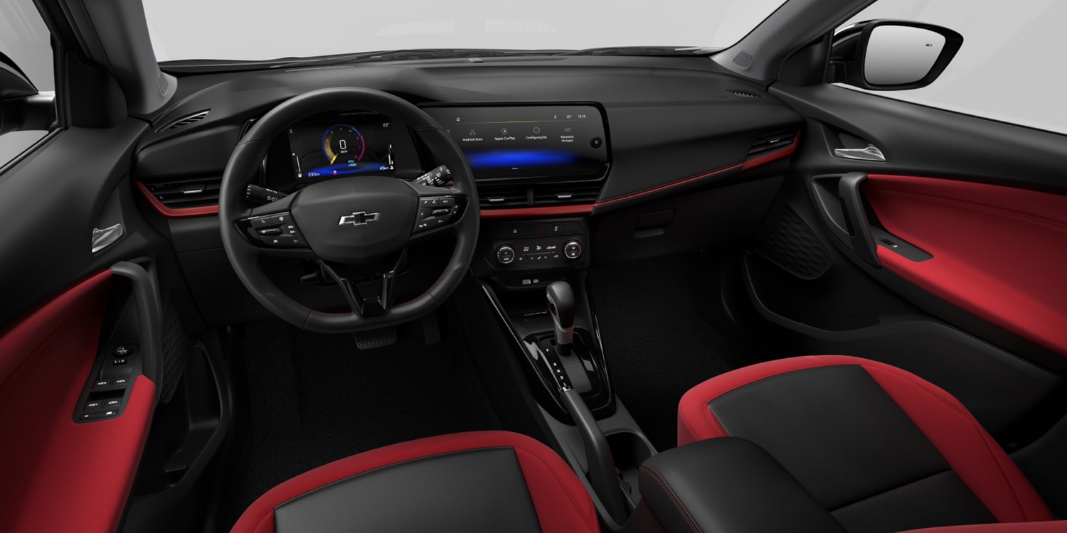 Chevrolet Tracker · 1.2T LT AT · Jet Black y Rojo