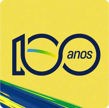 Selo comemorativo de 100 anos da Chevrolet.