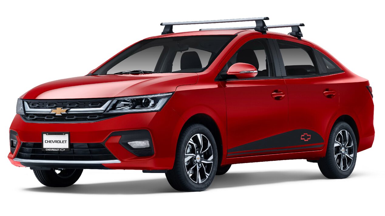 Mejora el aspecto de tu Sail Sedán con el kit de accesorios originales Chevrolet