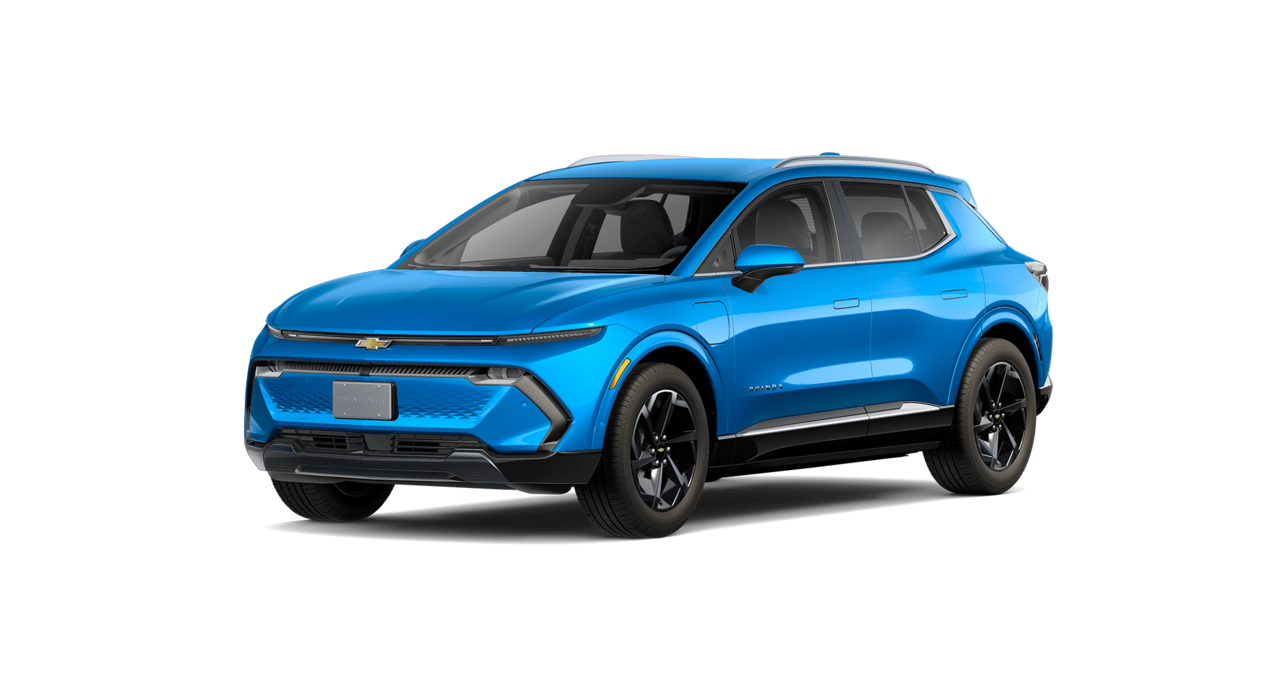 Elegancia pura: el Chevrolet Equinox EV en azul