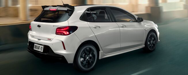 Vista posterior lateral - Chevrolet Onix
