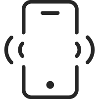 Ícono de cargador inalámbrico.