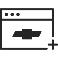 Ícone do app myChevrolet, representando funcionalidades conectadas e serviços online do veículo