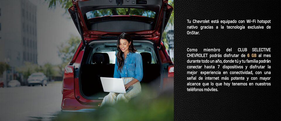 Conoce los beneficios Wi-Fi de pertenecer a Club Selective Chevrolet