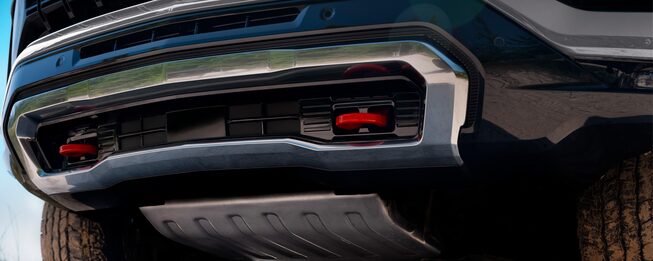 Chevrolet Tahoe 2025 - Detalles de la parrilla e inferior del tren delantero