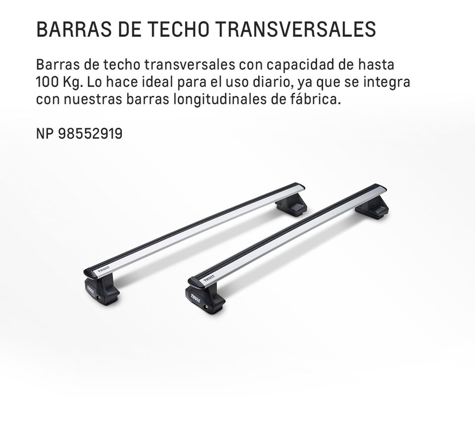 Chevrolet Tracker Turbo Accesorios Kit Adventure - Barra de Techo Transversal de tu Camioneta SUV