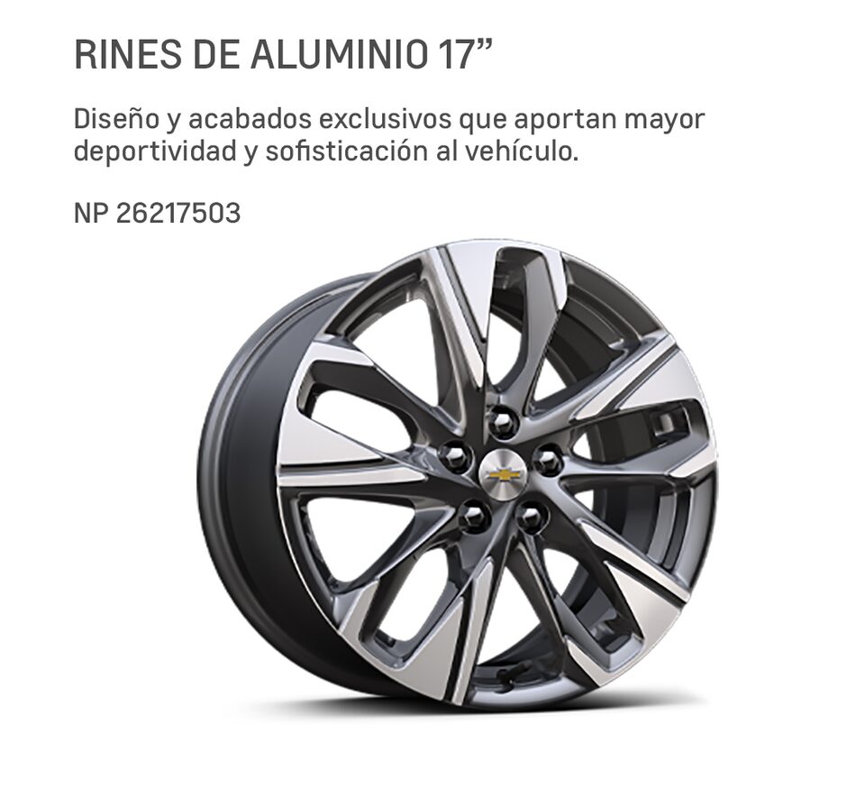 Chevrolet Tracker Turbo Accesorios Kit Adventure - Llantas de Aluminio de tu Camioneta SUV