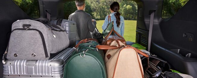Chevrolet Traverse - Vista de la capacidad de carga para las vacaciones familiares