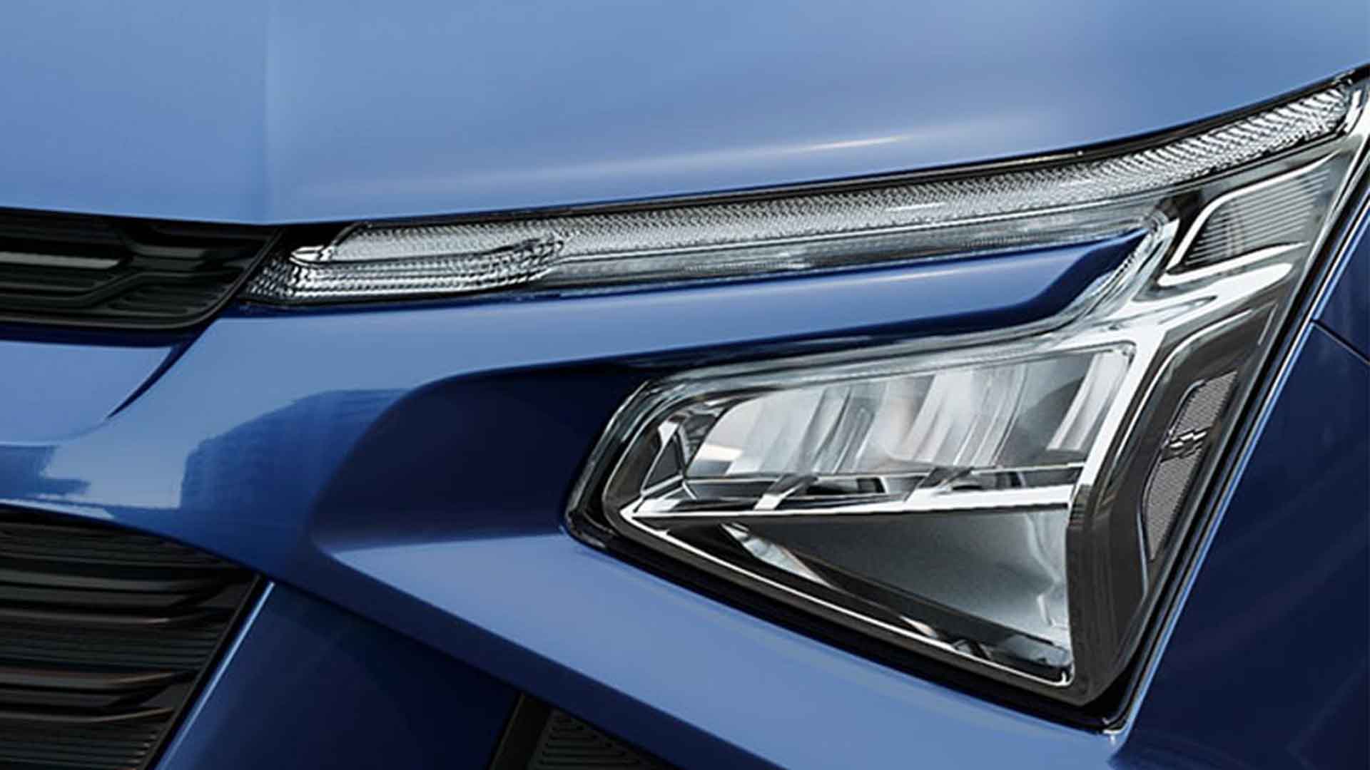 Vista en detalle de los Faroles LED de la Chevrolet Spin.