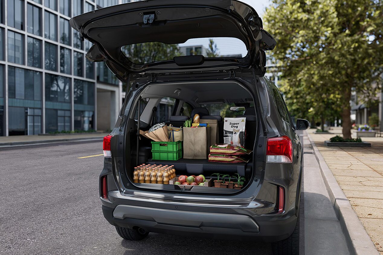 Baúl con capacidad de hasta 952 litros de la Chevrolet Spin.