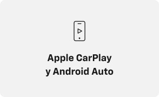 Apple CarPlay y Android Auto.