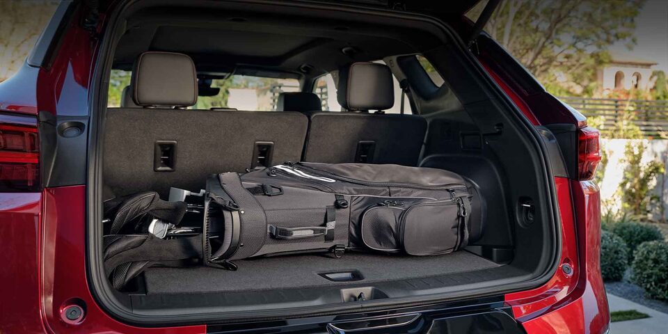 La camioneta Chevrolet Blazer RS cuenta con baúl de gran capacidad