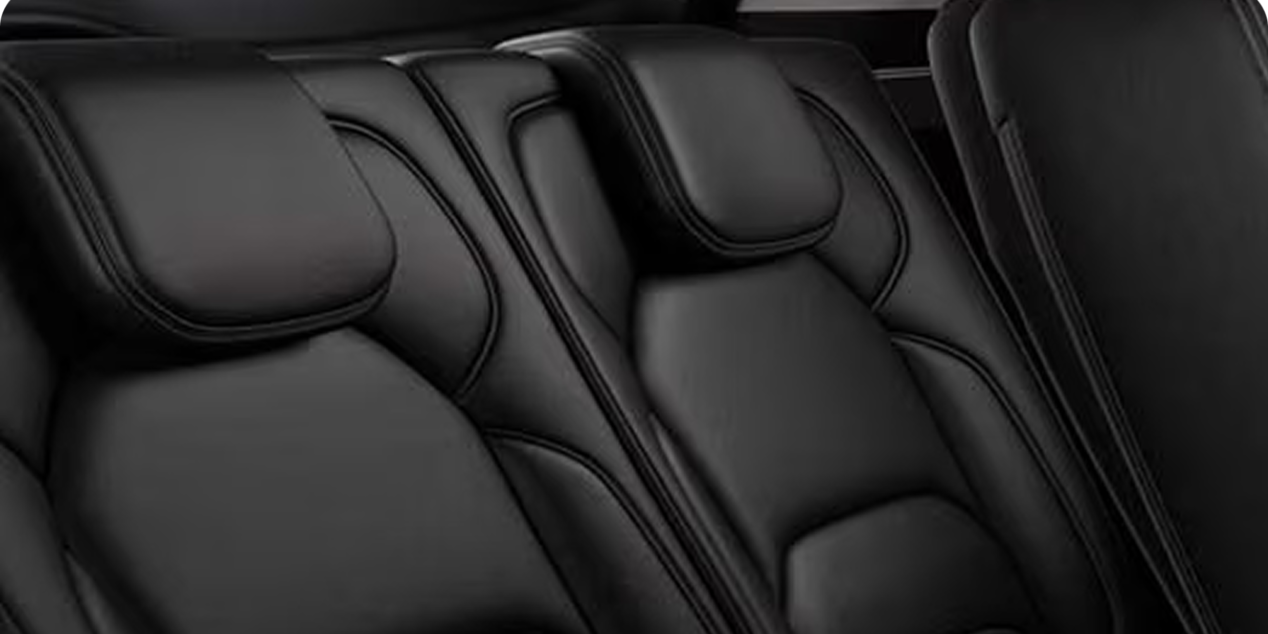 Detalle de los asientos de la Chevrolet Captiva XL.