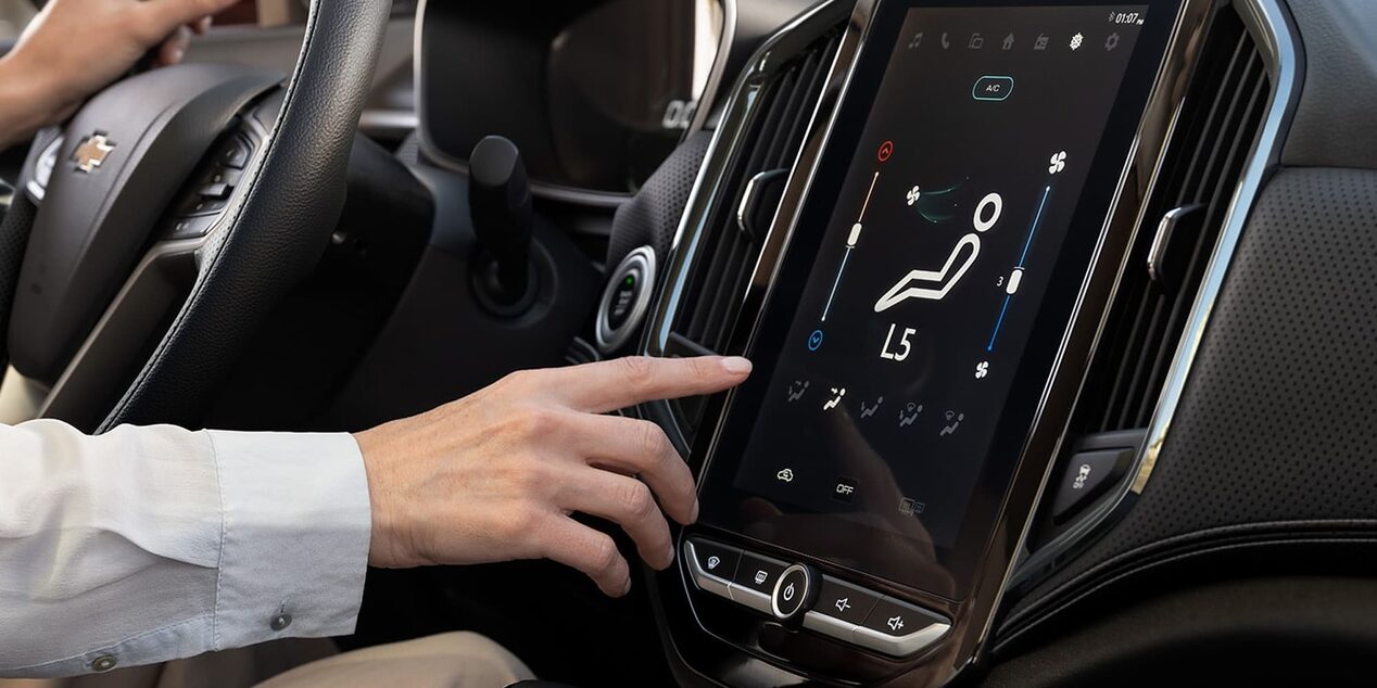 Cámara reversa de la Chevrolet Captiva XL.