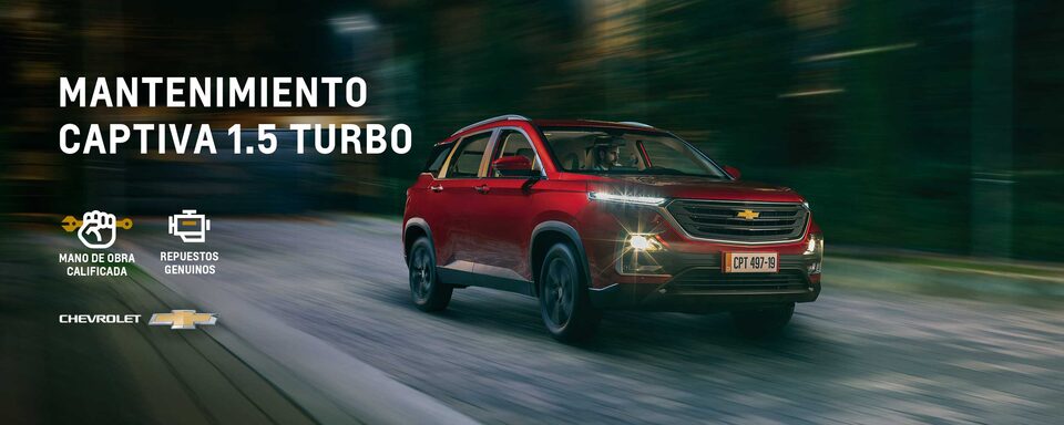 Realiza el mantenimiento de tu Chevrolet Captiva 1.5 Turbo y mantenlo en buenas condiciones de funcionamiento