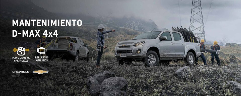 Realiza el mantenimiento programado de tu Chevrolet D-Max 4x4 y manten tu camioneta en buenas condiciones