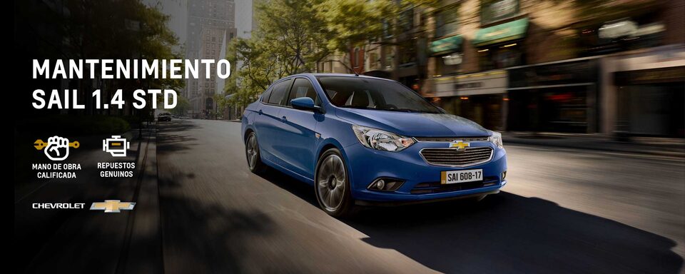 Realiza el mantenimiento programado de tu Chevrolet Sail 1.4 STD y manten tu carro en buenas condiciones