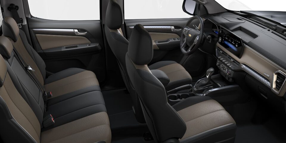 Vista detalle interior pick up Chevrolet Colorado