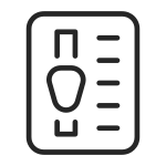 Ícono de trasmisión AT de 10 velocidades.