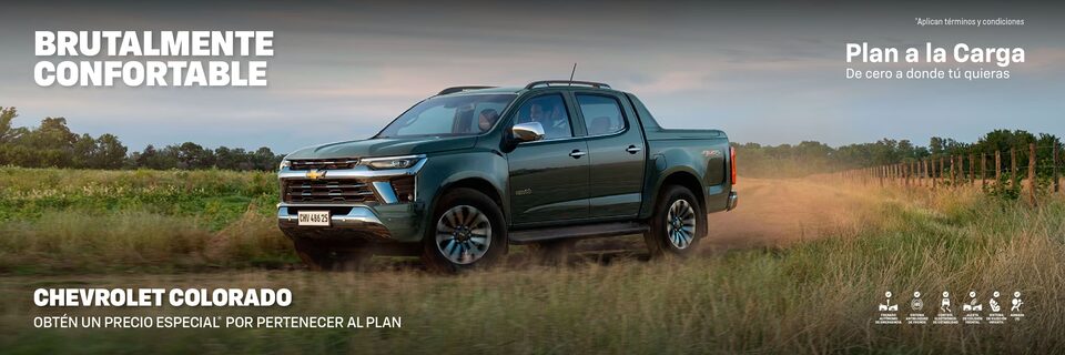 Chevrolet Colorado es la pickup brutalmente confortable