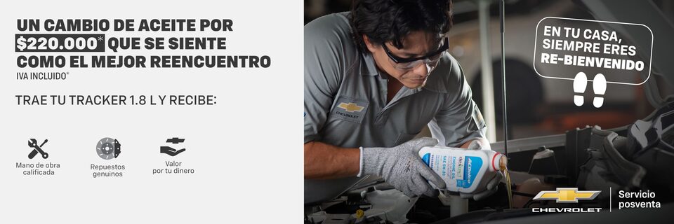 Chevrolet Colombia - Oferta de servicios