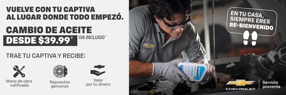 Chevrolet Ecuador - Oferta de servicios