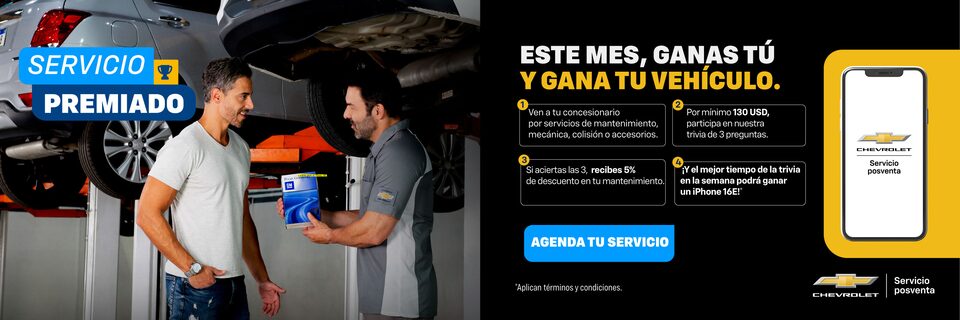Chevrolet Ecuador - Servicio Premiado