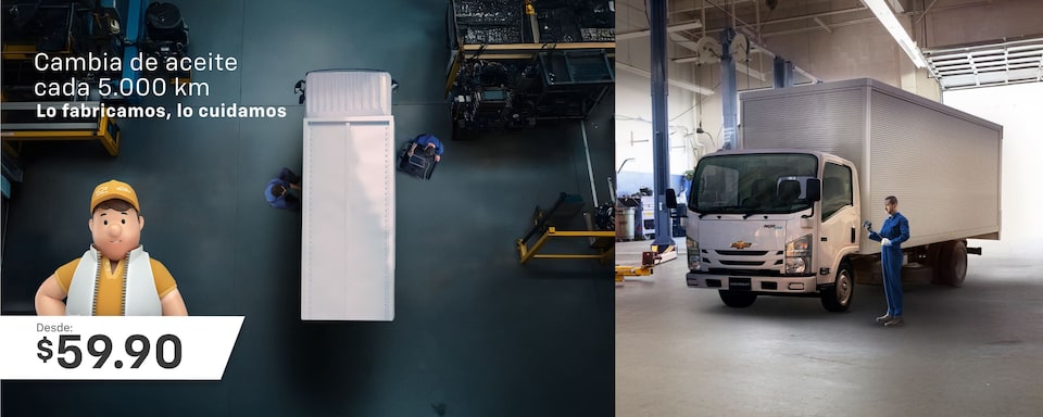 Chevrolet camiones y buses - Cambio de aceite