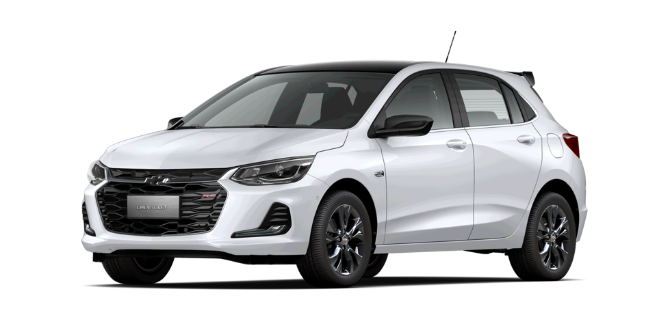 Elige tu Chevrolet Onix Turbo RS en color blanco