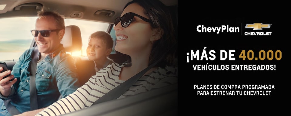 Compra tu carro Chevrolet con Chevyplan, el plan de compra programada que se adpta a tus necesidades