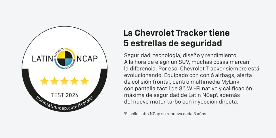 Chevrolet Tracker LatinNcap