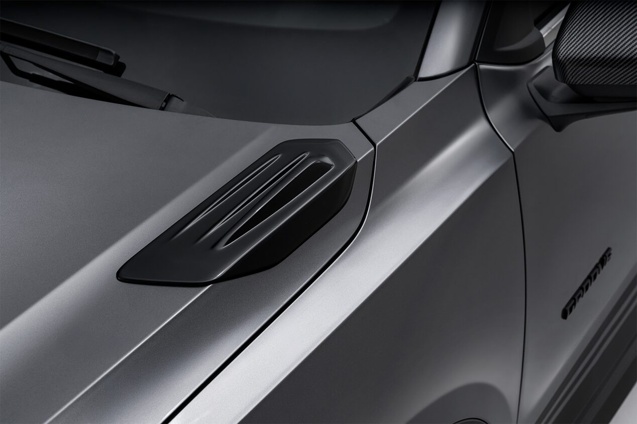 Vista cercana de los difusores de aire negros de la Chevrolet Groove.